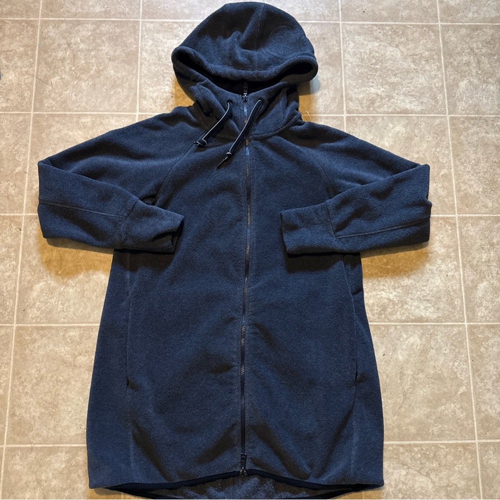 Calvin Klein performance full zip long hooded fleece